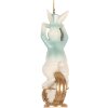 Clayre & Eef 6PR5711 Decorazione pendente coniglio 4x4x10 cm