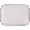 Clayre & Eef 6BL0136 Vassoio Vintage Iron Red 40x29 cm Motivo invernale