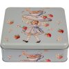 Clayre & Eef 6BL0139 Lattina blu 17x17x6 cm Retro Vintage
