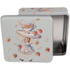 Clayre & Eef 6BL0139 Lattina blu 17x17x6 cm Retro Vintage