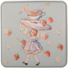Clayre & Eef 6BL0139 Lattina blu 17x17x6 cm Retro Vintage