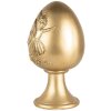 Uovo decorativo Clayre & Eef Oro Ø 14x24 cm Decorazione pasquale in poliresina