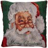Clayre & Eef KT021.377 Copricuscino Rosso Bianco 44x44 cm Santa Country Style