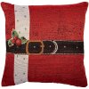 Clayre & Eef KT021.382 Copricuscino rosso bianco 44x44 cm stile country