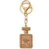 Juleeze JZKC0202 Portachiavi oro con pietre preziose 3x1x5 cm