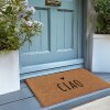 Clayre & Eef MC258 Tappeto per porta in fibra di cocco 60x40 cm scritta CIAO marrone