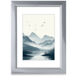 Cornice di plastica Hama Chill White Silver 10x15 cm 13x18 cm 15x20 cm 30x40 cm