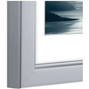 Cornice di plastica Hama Chill White Silver 10x15 cm 13x18 cm 15x20 cm 30x40 cm