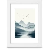 Cornice di plastica Hama Chill White Silver 10x15 cm 13x18 cm 15x20 cm 30x40 cm