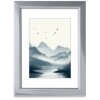 Cornice di plastica Hama Chill White Silver 10x15 cm 13x18 cm 15x20 cm 30x40 cm