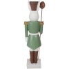 Clayre & Eef Coniglio decorativo stile country 96 cm Bianco Verde Ossido di Magnesio