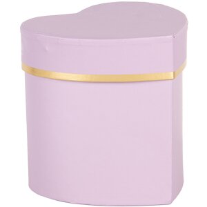 Clayre & Eef 66024PA Scatola regalo Cuore viola oro...