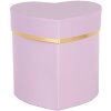 Clayre & Eef 66024PA Scatola regalo Cuore viola oro 10x10x10 cm