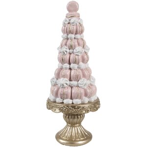 Clayre & Eef 6PR5163 Decorazione Torta Oro Rosa...