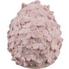 Uovo decorativo Clayre & Eef Rosa Ø 6x7 cm Decorazione pasquale in poliresina