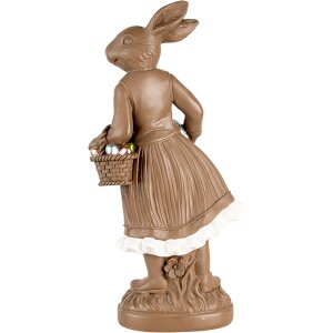 Clayre & Eef 6PR5200 Decorazione Coniglio 18x9x39 cm Marrone Bianco