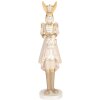 Clayre & Eef 6PR5468 Decorazione coniglio Beige Oro 13x12x47 cm Stile country
