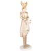 Clayre & Eef 6PR5468 Decorazione coniglio Beige Oro 13x12x47 cm Stile country