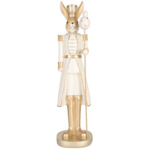 Clayre & Eef Coniglio decorativo Beige Oro 47 cm...