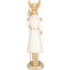 Clayre & Eef Coniglio decorativo Beige Oro 47 cm Decorazione pasquale stile country