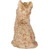 Gatto decorativo Clayre & Eef Beige 16x14x25 cm in poliresina stile country