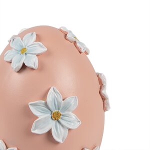Uovo decorativo Clayre & Eef Ø 11x13 cm rosa...