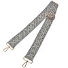 Juleeze JZBS0005 Tracolla per borsa 5x140 cm bianco-beige con moschettoni dorati