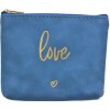 Juleeze JZTB0080BL Borsa da toilette Blu Oro 13x1x10 cm Custodia da viaggio sintetica