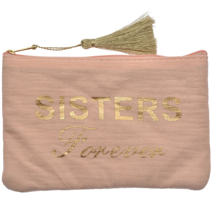 Juleeze JZTB0081P Borsa da toilette rosa 17x1x11 cm Sorelle per sempre