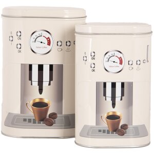 Clayre & Eef 6BL0141 Set di 2 scatole portaoggetti in...