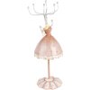 Clayre & Eef 65876 Portagioie Beige Ø 7x19 cm Design Romantico Poliresina