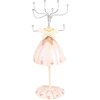 Clayre & Eef Portagioie Ø 7x19 cm Rosa Design romantico con dettagli a cuore