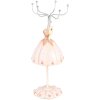Clayre & Eef Portagioie Ø 7x19 cm Rosa Design romantico con dettagli a cuore