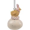 Clayre & Eef Ciondolo pasquale pulcino in poliresina 4x3x7 cm stile country