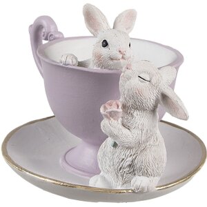 Clayre & Eef 6PR5177 Decorazione Coniglio Bianco...