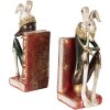 Clayre & Eef 6PR5495 Fermalibri Coniglio Bianco Rosso Oro 25x11x31 cm