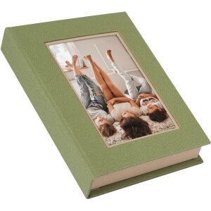 Scatola Goldbuch Bella Vista lino 19 x 14 cm finestra fotografica 4 colori