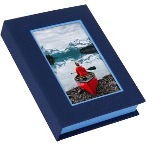 Scatola Goldbuch Bella Vista lino 19 x 14 cm finestra fotografica 4 colori