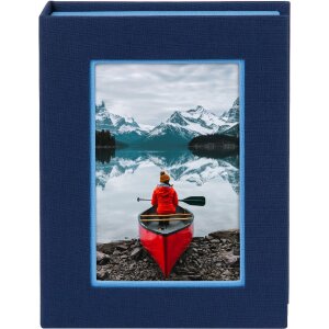 Scatola Goldbuch Bella Vista lino 19 x 14 cm finestra fotografica 4 colori
