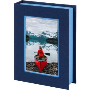 Scatola Goldbuch Bella Vista lino 19 x 14 cm finestra fotografica 4 colori