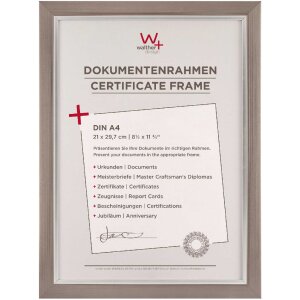 Telaio Walther Beyond design 21x29,7 cm acciaio argento...