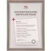Telaio Walther Beyond design 21x29,7 cm acciaio argento bordo interno vetro trasparente
