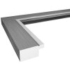 Telaio Walther Beyond design 21x29,7 cm argento vetro trasparente pannello posteriore MDF
