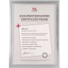 Telaio Walther Beyond design 21x29,7 cm argento vetro trasparente pannello posteriore MDF