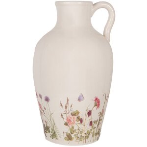 Caraffa decorativa Clayre & Eef stile country beige...