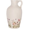 Caraffa decorativa Clayre & Eef stile country beige rosa Ø 30 cm altezza 50 cm