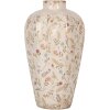 Clayre & Eef 6CE1937M Vaso in ceramica beige rosa 21x34 cm Stile country