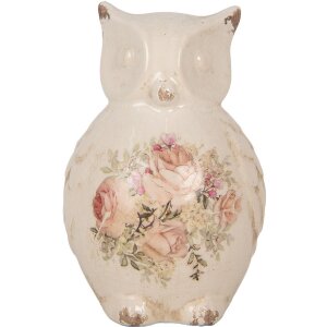 Gufo decorativo Clayre & Eef 11x10x17 cm in ceramica...
