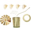 Clayre & Eef 65999 Carosello di tealight color oro Ø 8x17 cm angelo