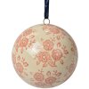 Clayre & Eef 6CE2106M Palla di decorazione Ø 8 cm Ceramica Vintage Beige Rosa